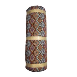 African Diamond Canvas Travel Support Pillow – Durable & Stylish Comfort